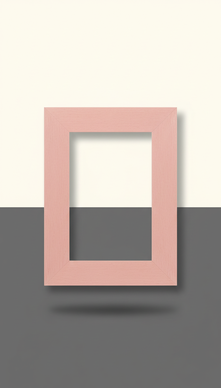 Hardwood Frame in Blush Oak