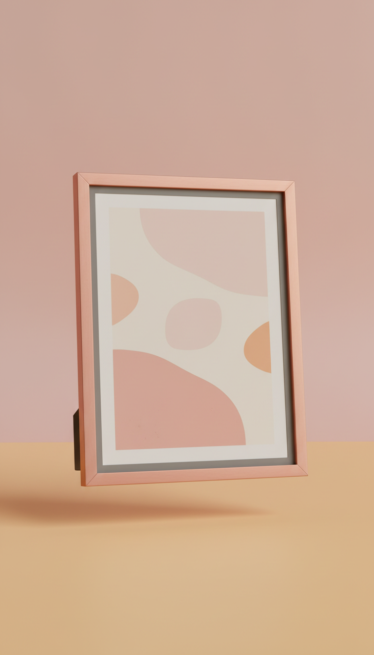 Metal Frame in Rosy Gold