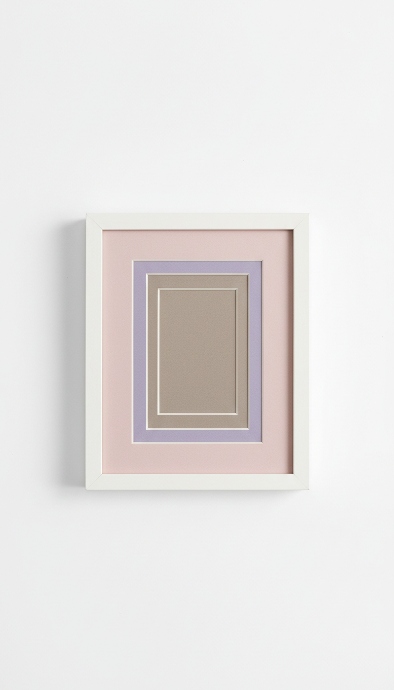 Hardwood Frame Blush Matte