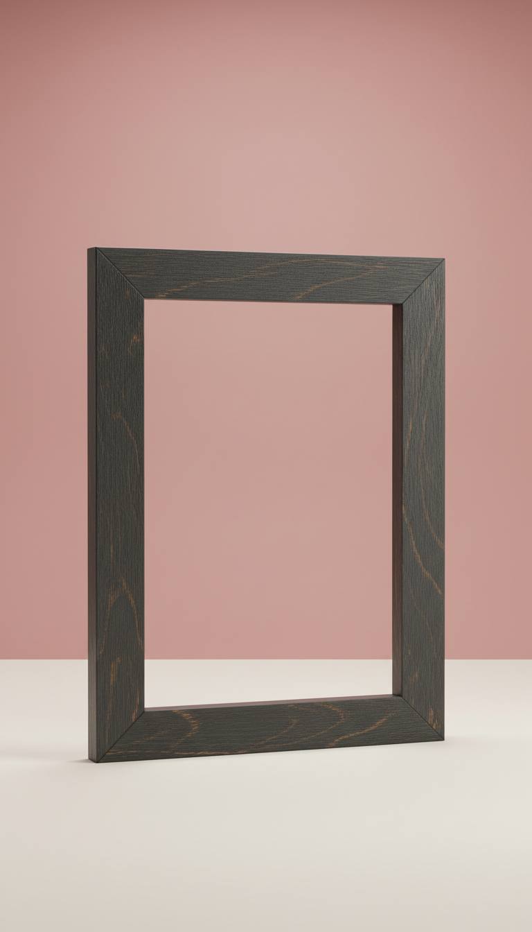 Minimalist Frame with Soft-Touch Finish