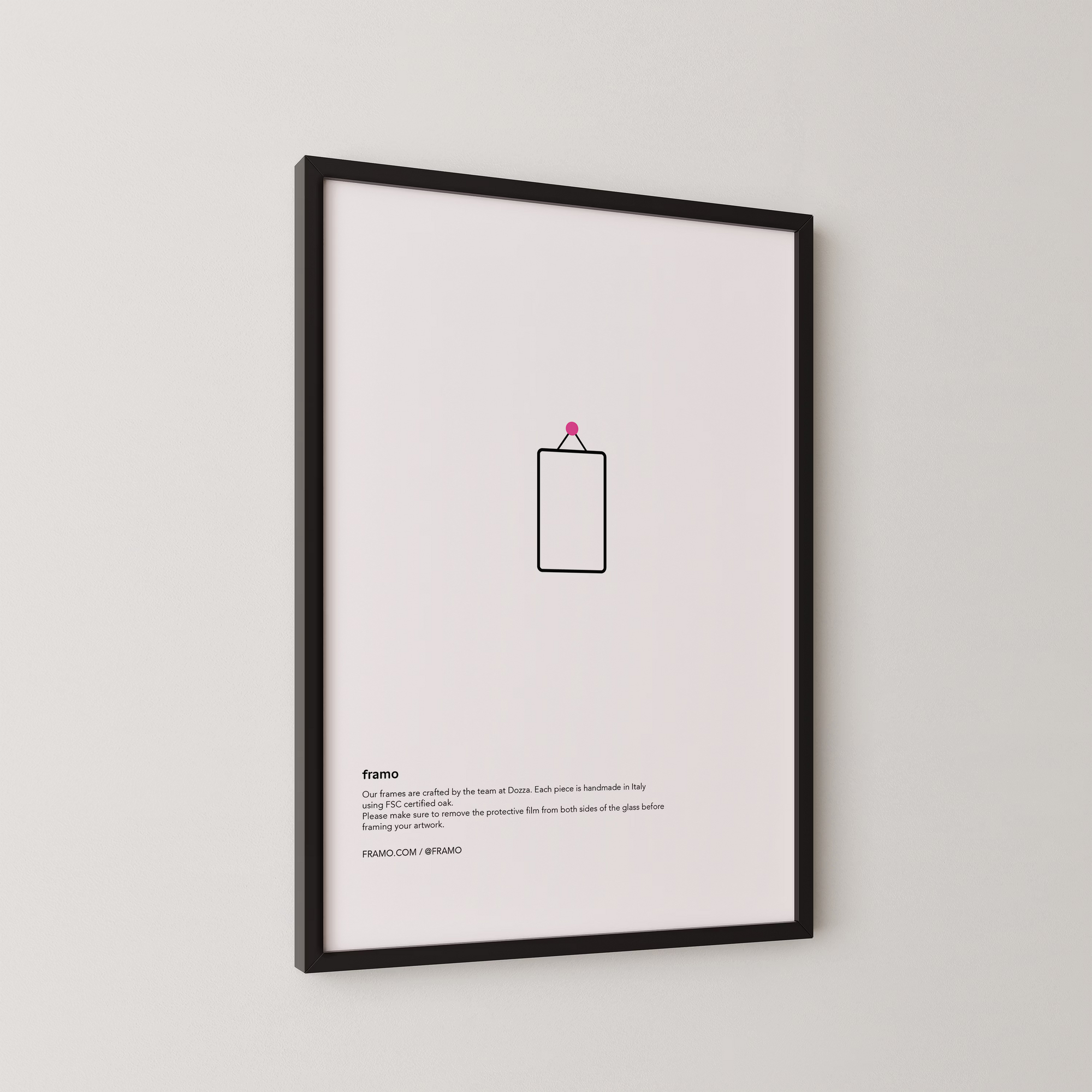 Black Wooden Frame