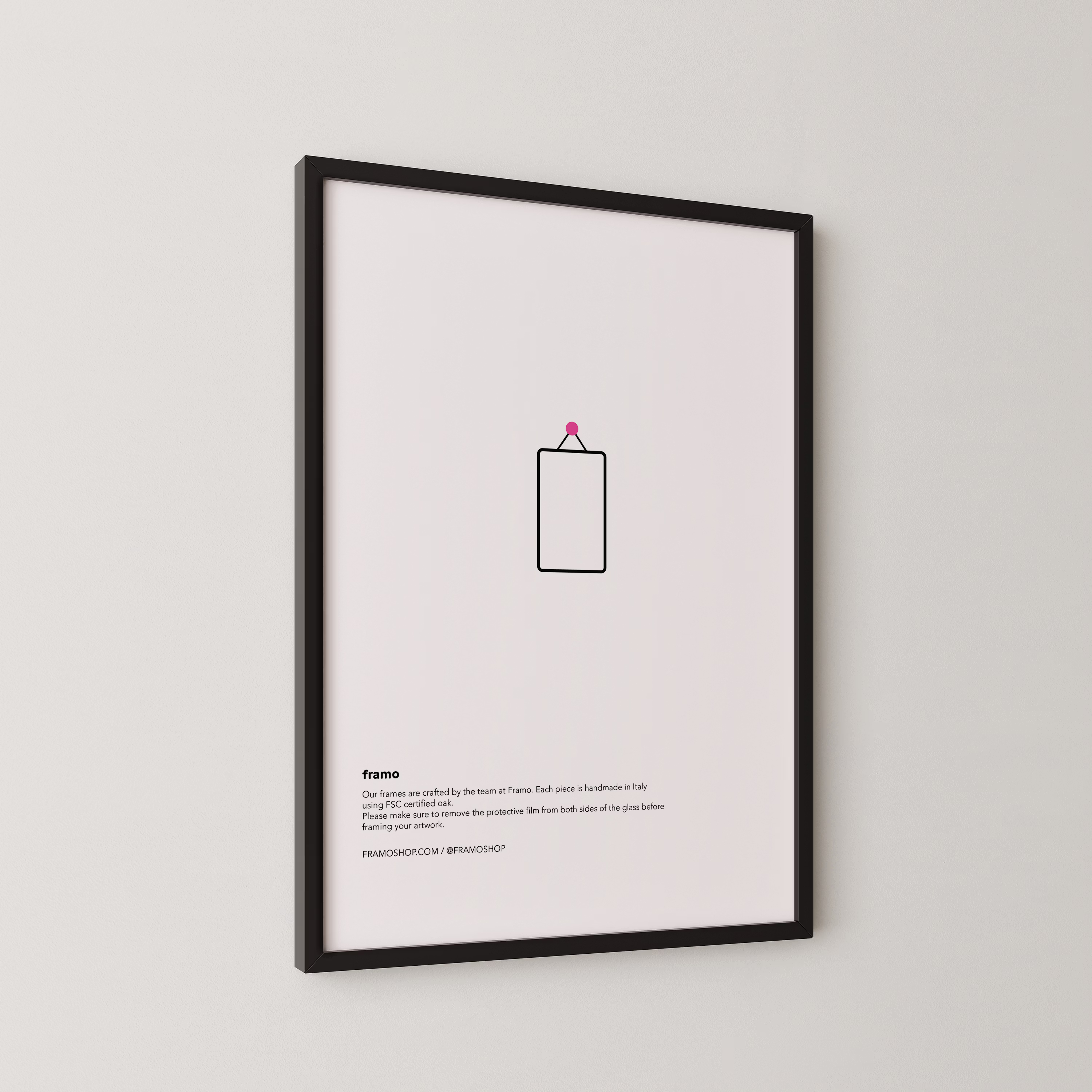 Black Wooden Frame