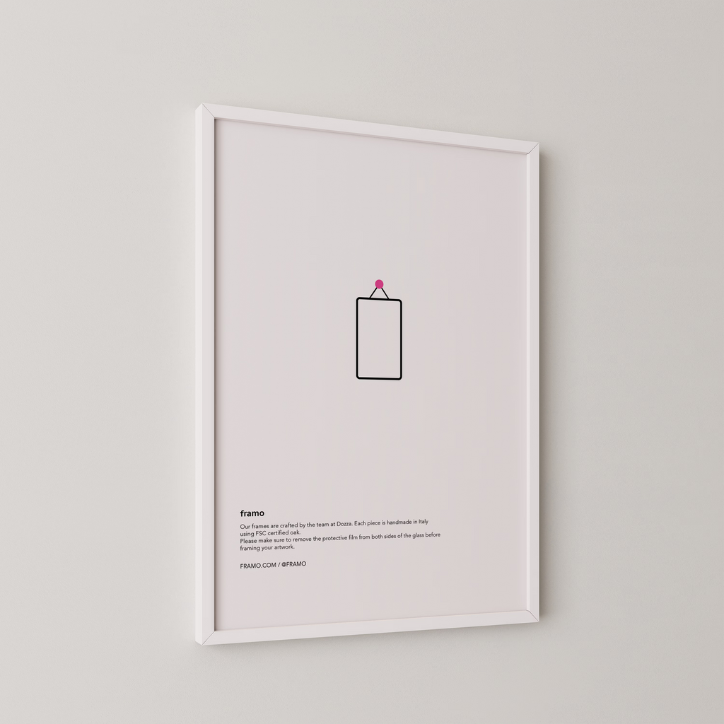 White Wooden Frame