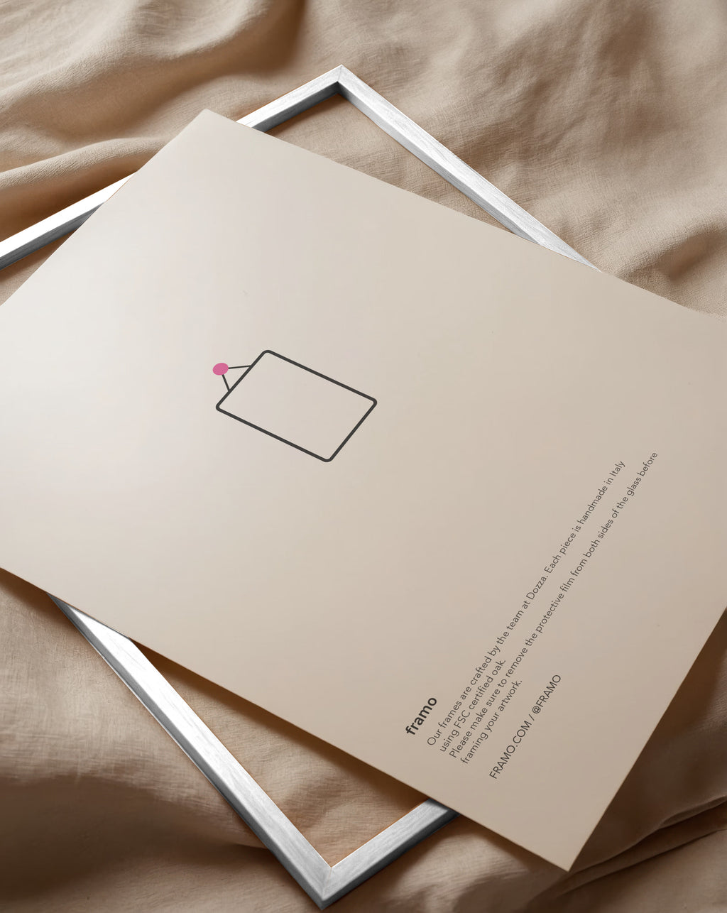 White Wooden Frame