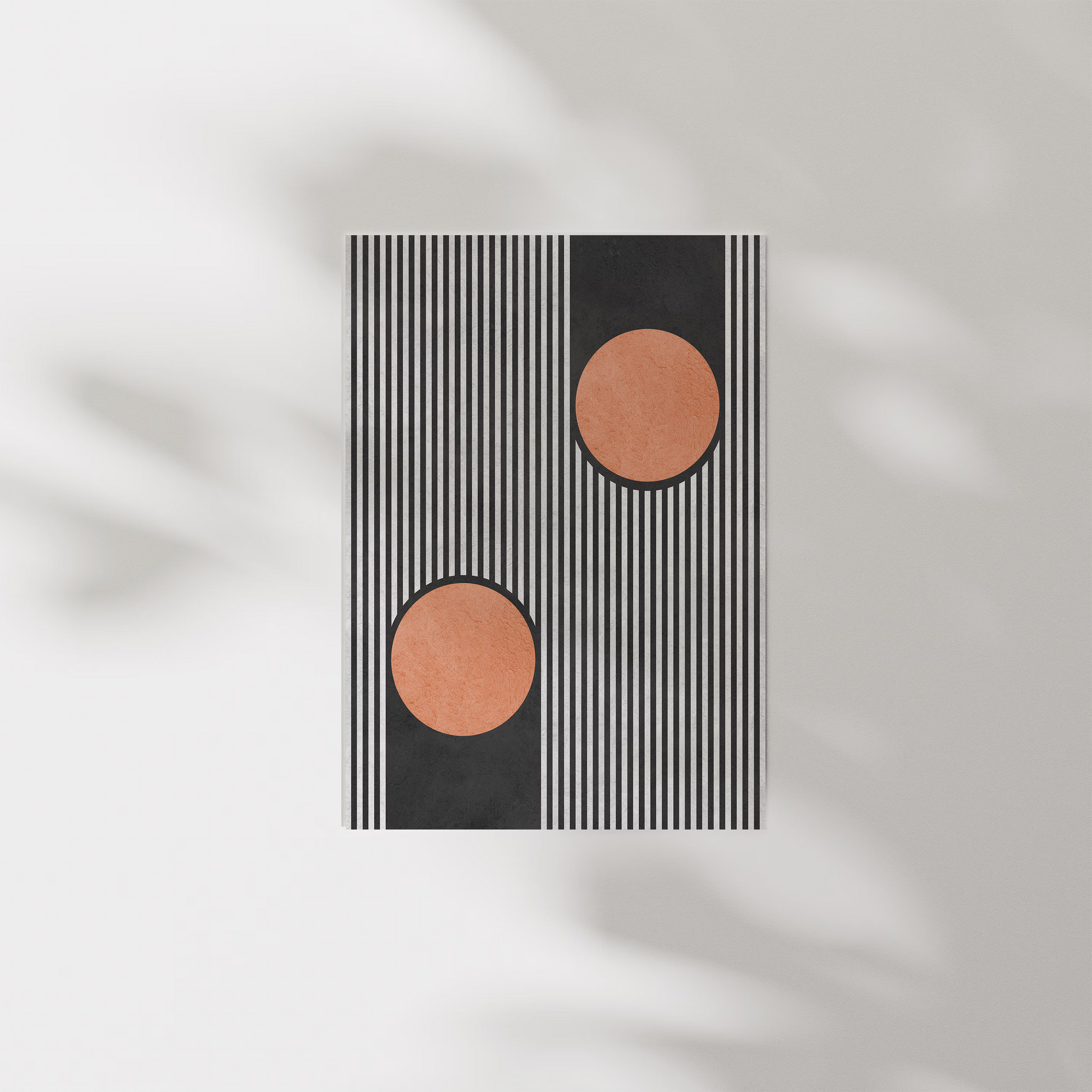 Bold Stripes Orange Circles