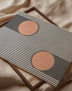 Bold Stripes Orange Circles