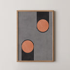 Bold Stripes Orange Circles